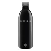 Smeg Urban Bottle Siyah Paslanmaz Çelik Matara 1L