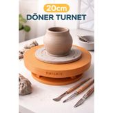 Smile3D 20 cm Turnet Seramik Heykel Ve Pasta