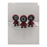 Smilechild Squid Game Asker Figürü Oyuncak 3 Lü Set 10 Cm