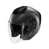 Smk Shark Rs Jet Carbon Ikonik Kapalı Kask - Siyah