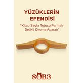 sob3studio Yüzüklerin Efendisi Kitap Sayfa Tutucu Parmak Delikli Okuma Aparatı Ve Kitap Ayracı Seti