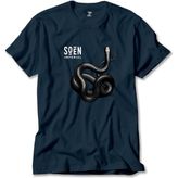 Soen Imperial Lacivert Tişört Liyada