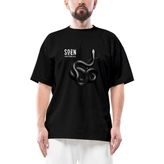 Soen Imperial Oversize Siyah Tişört - XL