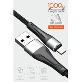 Soffany HM-551 Örgülü USB To Lightning Şarj ve Data Kablosu