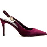 Sofia Baldi Klaun Bordo Tekstil Kadın Stiletto & Abiye