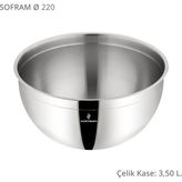 Sofram 22 Cm Çelik Kase 3,50 Litre