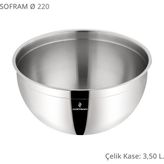 Sofram 22 cm Çelik Kase - 3,50 lt