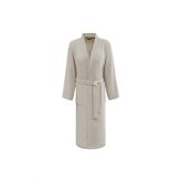 Soft Cotton Soft Pique Kimono Bornoz Bej L