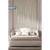 Soft Dalgalı Çizgili Desenli Tek Parça Tekstil Duvar Kağıdı, 500 x 280