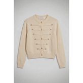 soft&basic Kadın Düğmeli Bisiklet Yaka Triko Crop Hırka