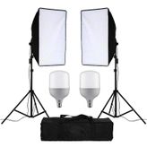 Softbox 50 x 70 CM Tek Duylu 2'li Led Sürekli Işık Seti