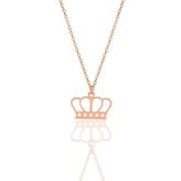 Söğütlü Silver Gümüş rose taç kolye [barcode]
