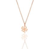 Söğütlü Silver Gümüş rose yonca kolye [barcode]