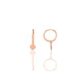 Söğütlü Silver Gümüş rose yonca modeli halka küpe [barcode]