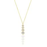 Söğütlü Silver SGTL10631GOLD Gümüş Kolye