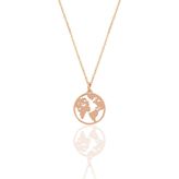 Söğütlü Silver SGTL11329ROSE Gümüş Kolye