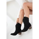 SOHO Siyah Süet Kadın Bot& Bootie 20852