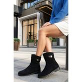 SOHO Siyah Süet Kadın Bot & Bootie 21143