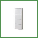 Soi Home Kaser 9003 Beyaz 4lu Kılıtlı Metal Ayakkabılık Soı