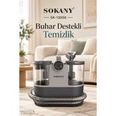 Sokany SK-13056 2000 W Portatif Halı ve Koltuk Yıkama Makinesi – 1,6 L - Gri