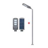 Solar Aydınlatma Lambası 180W + 3M. Lamba Direği