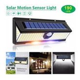 Solar Dış Mekan Bahçe Lambası 190 Ledli Çakarlı