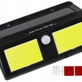Solar Güneş Enerjili Sensörlü 96 Cob Led Aplik Duvar Tipi Led Lamba