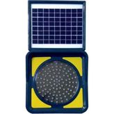 Solar Ledli Flaşör, Solar Çakar Lamba (Sarı) - Kırmızı - Sarı