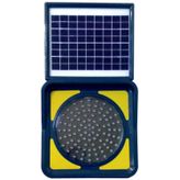 Solar Ledli Flaşör, Solar Çakar Lamba (Sarı)