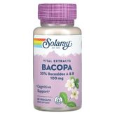 Solaray Vital Extracts, Bacopa, 100 mg, 60 Vegcaps