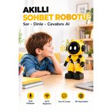 Solezon Yapay Zeka Robot Oyuncak Akıllı Konuşan Interaktif Eğitici Çocuk Robotu