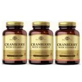 Solgar Cranberry Extract Vitamin C 3x60 Kapsül
