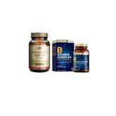 Solgar D3 Vitamini 1000 Iu 100 Kapsül + B1, B2, B3, B5, B6, B12 Içeren B Vitamin Complex 60 Tablet