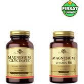 Solgar Magnesium Glycinate + Solgar Magnesium With Vitamin B6