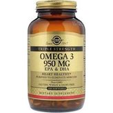 Solgar Triple Strength Omega-3 950 Mg 100 Softgels - Aromasız