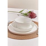 Solid Porselen Salata Kase Beyaz 14 Cm