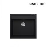 Solido Aragonit SH-49 Metallic Black Granit Eviye