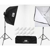 Soligor Pro Tlb 5 650 W 2'Li Softbox Sürekli Işık Seti