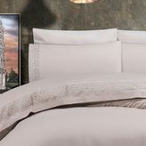 Solinas Collection Madalyon Vizon Dantelli Pamuk Çift Kişilik Nevresim Takımı - 200 x 220 cm