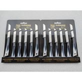 Solingen 12'li Meyve / Sebze Bıçak Seti (Modern Model) - Siyah