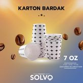 Solvo Karton Bardak 7 Oz 3000 Adet