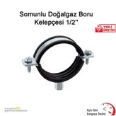 Somunlu Doğalgaz Boru Kelepçesi 1/2''''