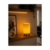 SONMEZSTORE 3D ÜRETİM MİNİ MODERN PİLLİ TEA LİGHT GECE LAMBASI - MODEL-3