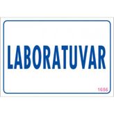 Sönsan Uyarı Levhaları "laboratuvar" Pvc 17,5*25