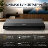 Sony 4K UHD Blu-Ray Oynatıcı "cd'den Blu-Ray'e Arşivinizi Tek Cihazda Oynatın" - Siyah