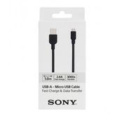 Sony CP-AB100 100cm Micro Usb 2.4a Hızlı Şarj Ve Siyah Data Kablosu