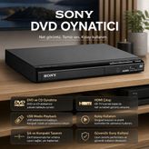 Sony DVD Oynatıcı "cd'lerinizi Usb'ye Aktarıp Yanınıza Alın" - Siyah