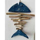 Sooboho Driftwood Duvar Dekor Askı Balık