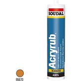 Soudal Acryrub Silikonize Mastik Bronz 500 gr 417568