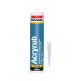 SOUDAL ACRYRUB SİLİKONİZE MASTİK SİYAH 500GR